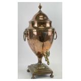 Copper Brass & Sterling Samovar