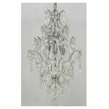 3 Light Chrome Crystal Chandelier