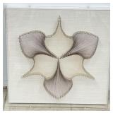Huji Stringed Wall Art Leaf Shadow Box