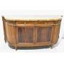 Louis XVI style marble top commode