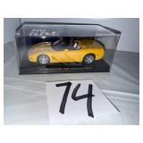 Corvette Diecast car in display case