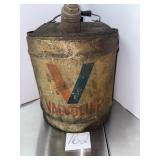 Valvoline gas can