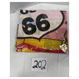 Route 66 yard flag