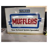 Walker Mufflers sign