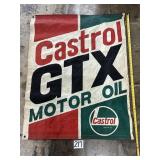 Castrol Motor Oil canvas sign