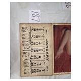 Marilyn Monroe 1955 calendar