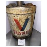 Valvoline gas can