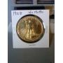 1908 NM $20 gold piece