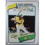 1980 Topps Rickey Henderson ROOKIE CARD  Oakland