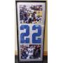 Framed Emmitt Smith signed and numbered 3/22