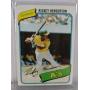 1980 Topps Rickey Henderson ROOKIE CARD #482 