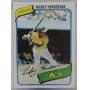 1980 Topps Rickey Henderson ROOKIE CARD #482 -