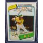 1980 Topps Rickey Henderson ROOKIE CARD #482 -