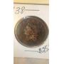 1838 Large Cent coin
