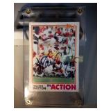 1982 Topps Walter Payton Autographed FB card