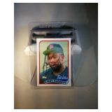 1989 Topps Kirby Puckett autographed BB Card