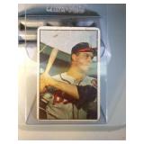 1953 Bowman color Eddie Mathews rookie BB card