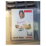1970 Topps Hank Aaron BB card