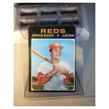 1971 Topps Johnny Bench BB card