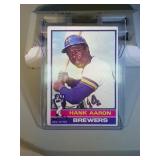 1976 Topps Hank Aaron BB card