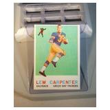 1959 Topps Lew Carpenter FB card Packers