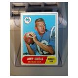 1968 Topps John Unitas FB Card