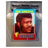 1971 Topps Mean Joe Greene rookie FB card