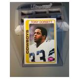 1978 Topps Tony Dorsett rookie FB card