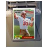 1981 Topps Joe Montana rookie FB card