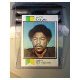1973 Topps Jack Tatum FB card