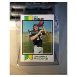 1973 Topps Ken Stabler rookie FB Card