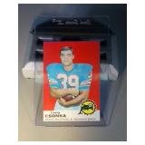 1969 Topps Larry Csonka rookie FB card