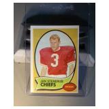 1970 Topps Jan Stenerud rookie FB card