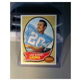1970 Topps Lem Barney rookie FB card