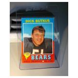 1971 Topps Dick Butkus FB card