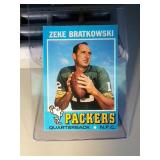 1971 Topps Zeke Bratkowski FB card Packers