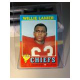 1971 Topps Willie Lanier rookie FB card