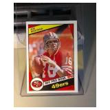 1984 Topps Joe Montana FB card
