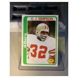 1978 Topps OJ Simpson FB card #400