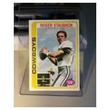 1978 Topps Roger Staubach FB card #290