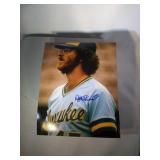 1982 Brewers Autographed photo-Dwight Bernard