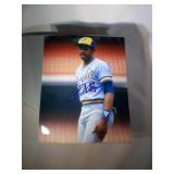 1982 Brewers Autographed photo-Cecil Cooper
