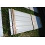 new metal roofing - off white