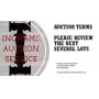 AUCTION TERMS ** PLEASE REVIEW NEXT SEVERAL LOTS**