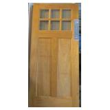 REEB BRAZILIAN OAK 6 LITE 2 PANEL 36" DOOR