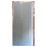 30" 3 PANEL WOOD INTERIOR DOOR - BLUE