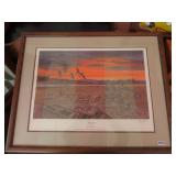 DUCKS UNLIMITED PRINT1988 SIGNED NUMBERED