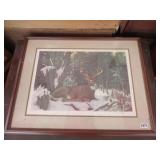 DEER PRINT SIGNED/NUMBERED