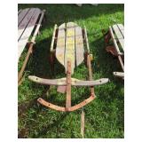 WOODEN RUNNER SLED 37"
