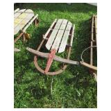 WOODEN RUNNER SLED 35"